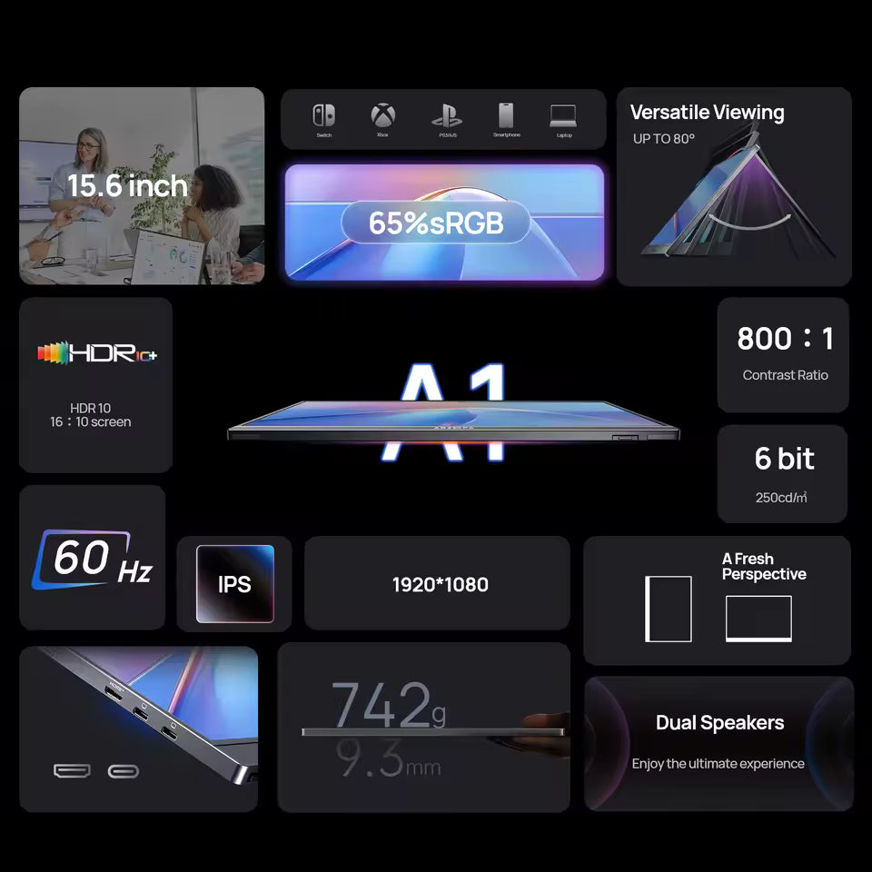 15,6" FHD | Allround-arbetsskärm