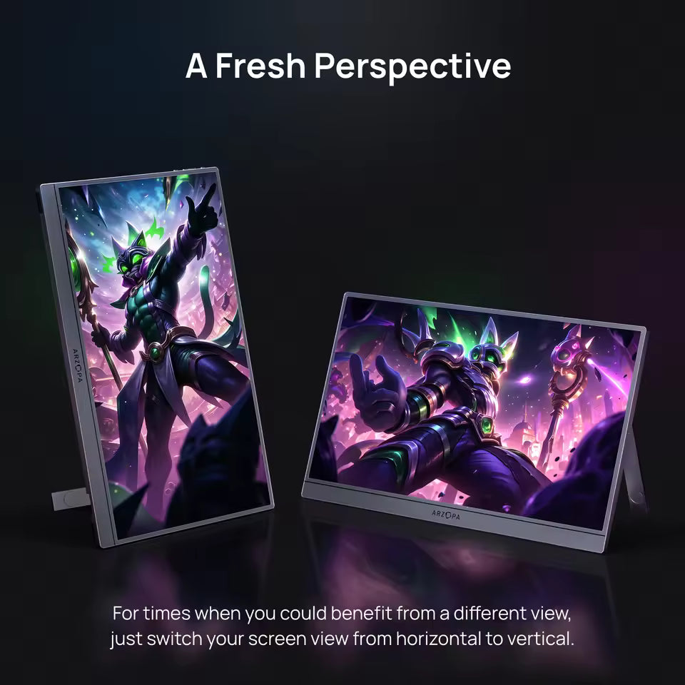 16,1" 144 Hz | Bärbar gamingskärm (inkl. skyddssleeve)